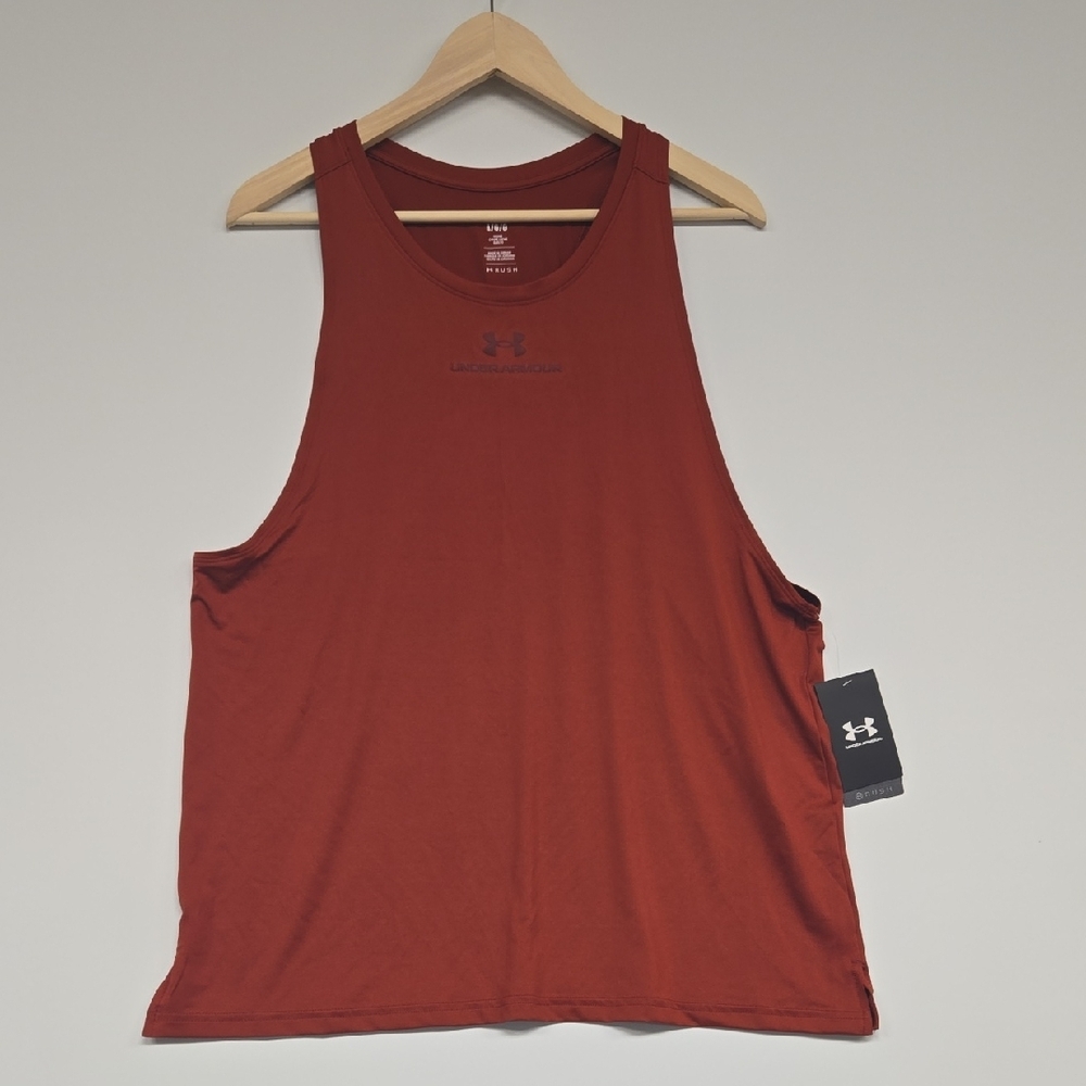 Under Armour Red Athletic Tank Top
